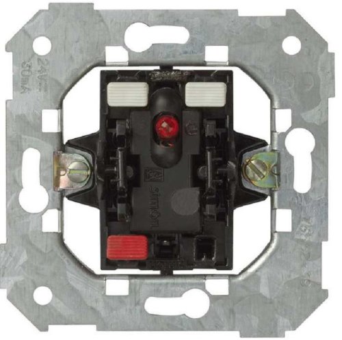 Переключатель с подсветкой без накладки без рамки Simon75 1-кл. проходной фото Переключатель с подсветкой без накладки без рамки Simon75 1-кл. проходной картинка